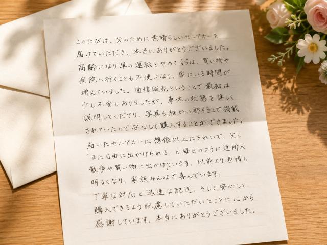 お客様の声詳細